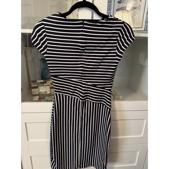 Banana Republic Navy & White Dress – Size 0P (Petite XS) - Picture 2 of 3